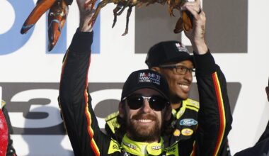 Ryan Blaney Lets the Lobster Loose with Playoff win at New Hampshire