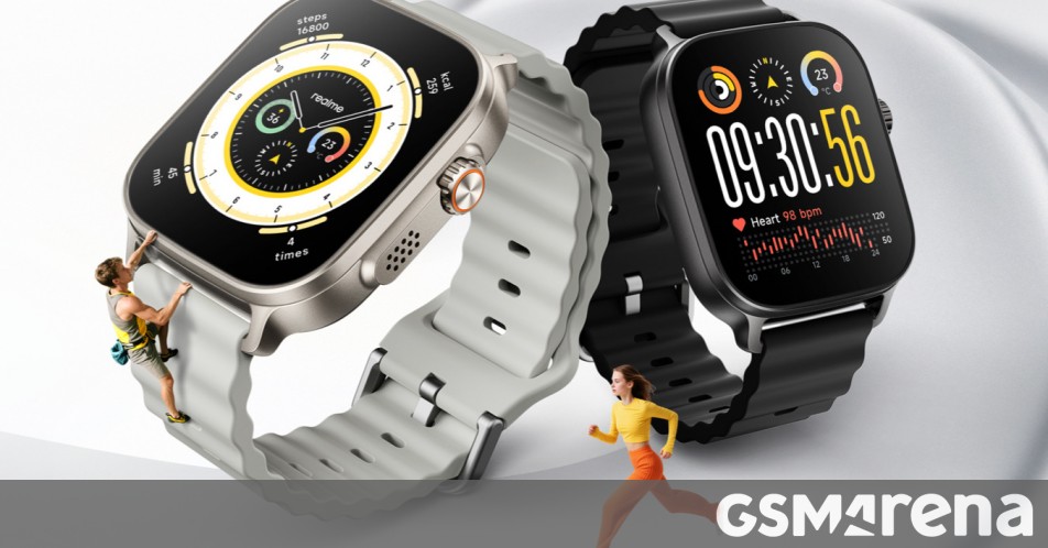 Realme Watch 5 launches with 14-day battery life, 1.97" rectangular AMOLED screen