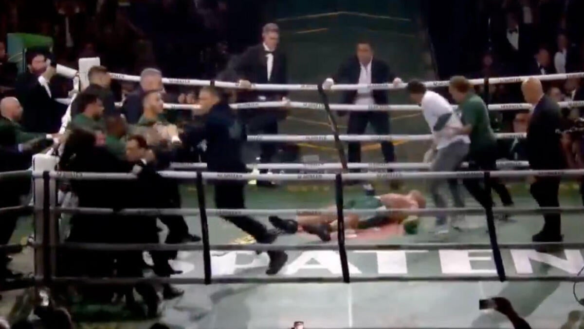 UFC Hall of Famer Wanderlei Silva knocked out cold in wild post-fight brawl after exhibition boxing match