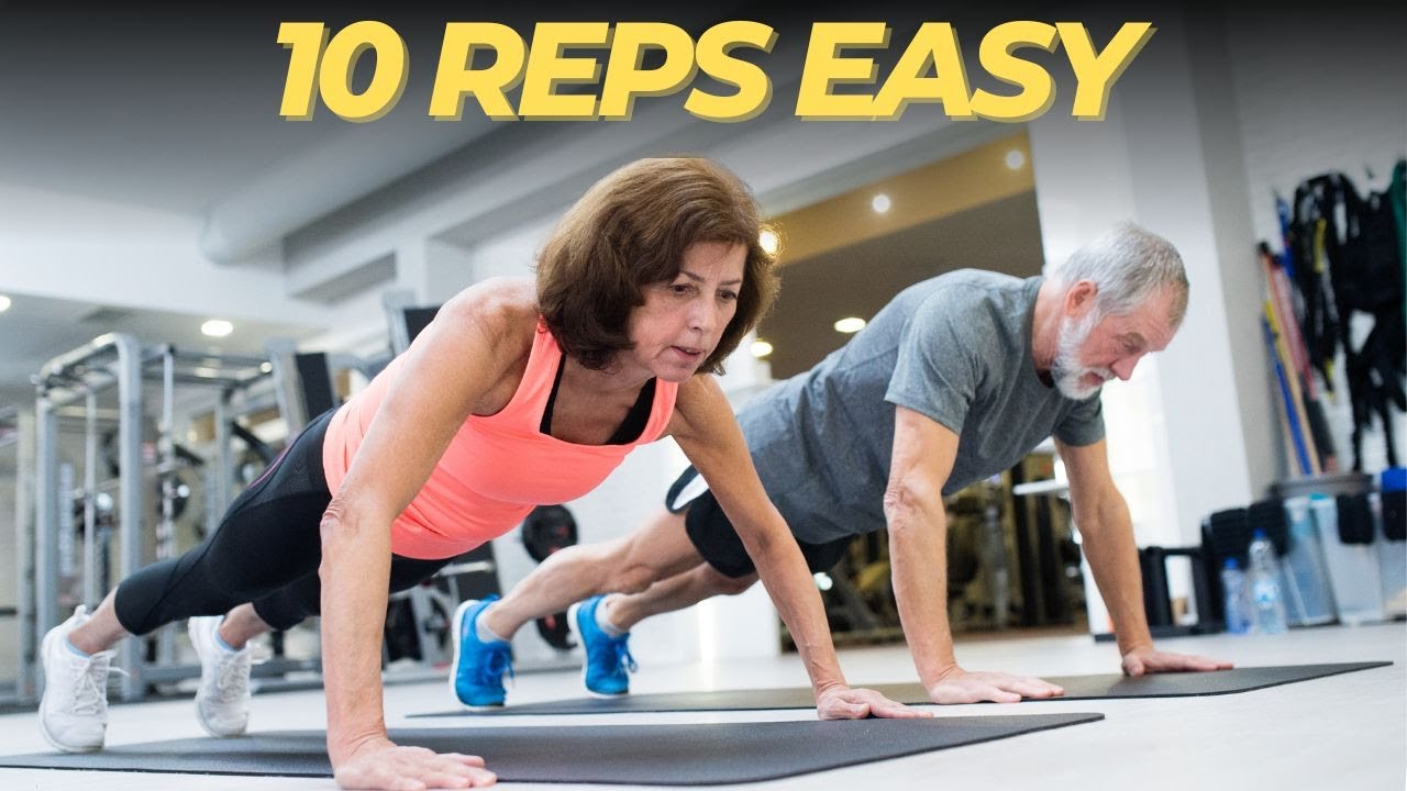 Best Push-Ups For Beginners Or Over 60, You Can Do It! - YouTube