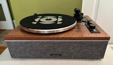 All-In-One Record Player With Bluetooth, Vintage Look