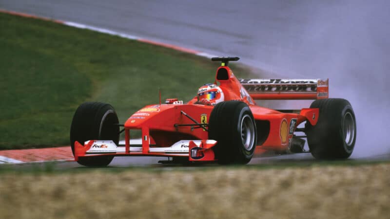 2000, Rubens Barrichello Ferrari at the Nürburgring F1-2000