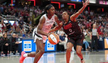 Aces Face Indiana Sunday in Semifinals for First-Ever Playoff Tilt Between the Two Clubs