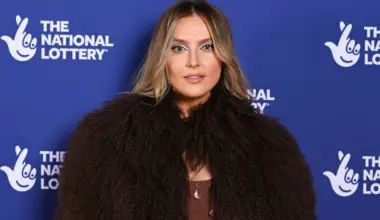 LONDON, ENGLAND - DECEMBER 04: Perrie Edwards attends The National Lottery New Year's Eve Big Bash 2024 at OVO Arena Wembley on December 04, 2024 in London, England. (Photo by Jeff Spicer/Getty Images for The National Lottery)