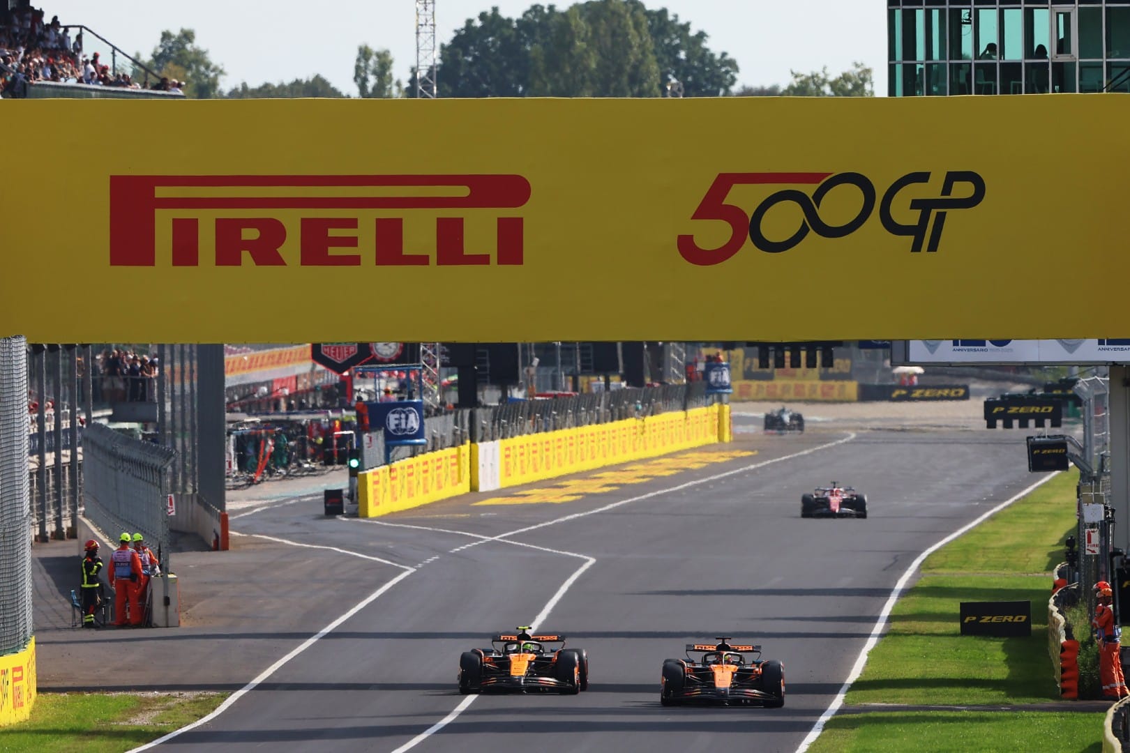 Lando Norris and Oscar Piastri, McLaren, F1