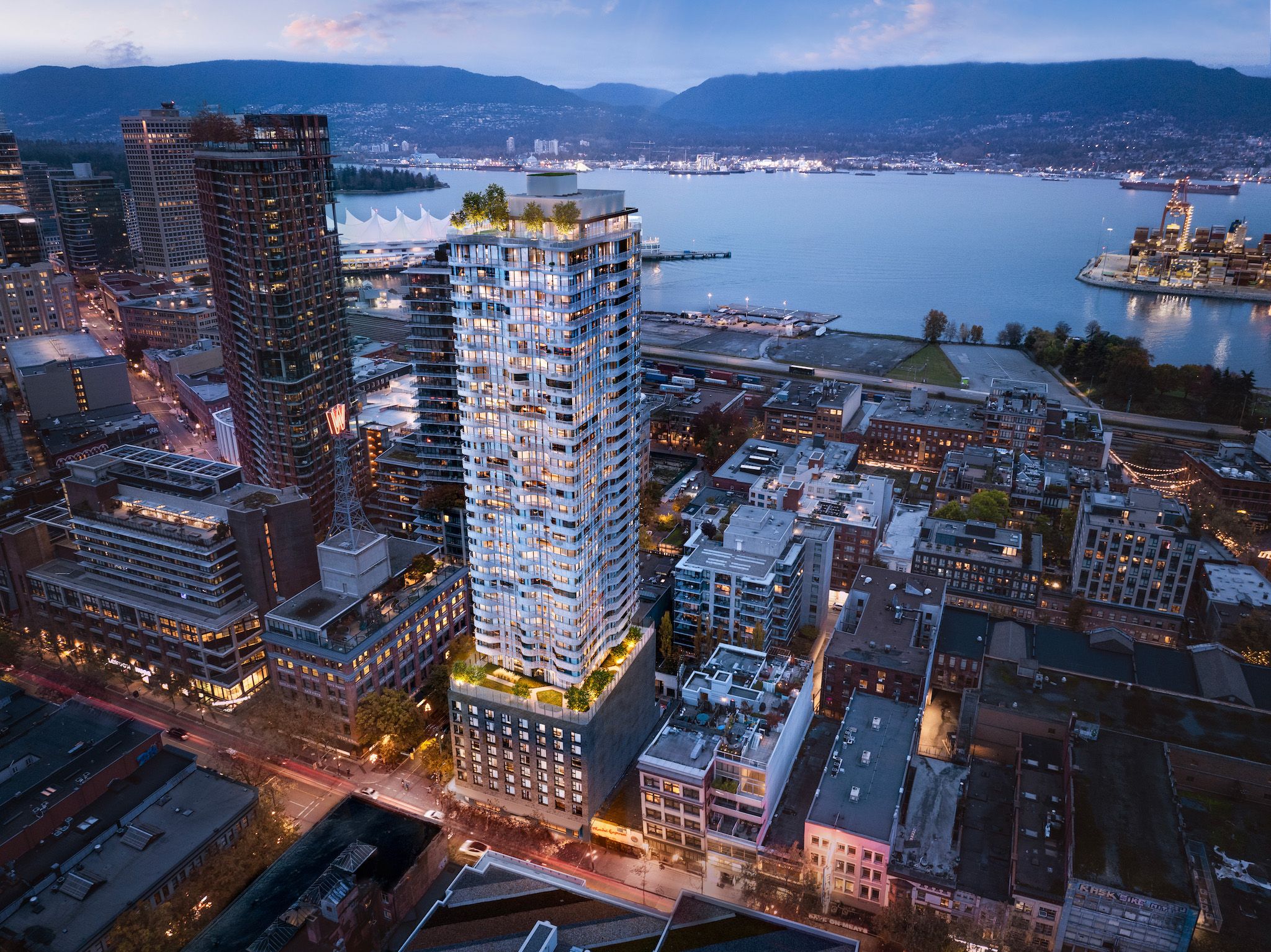 388 Abbott Street Vancouver social housing tower 1