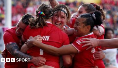 Ilona Maher in the stands