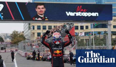 Verstappen wins F1 Azerbaijan GP while Norris struggles after Piastri crash | Formula One