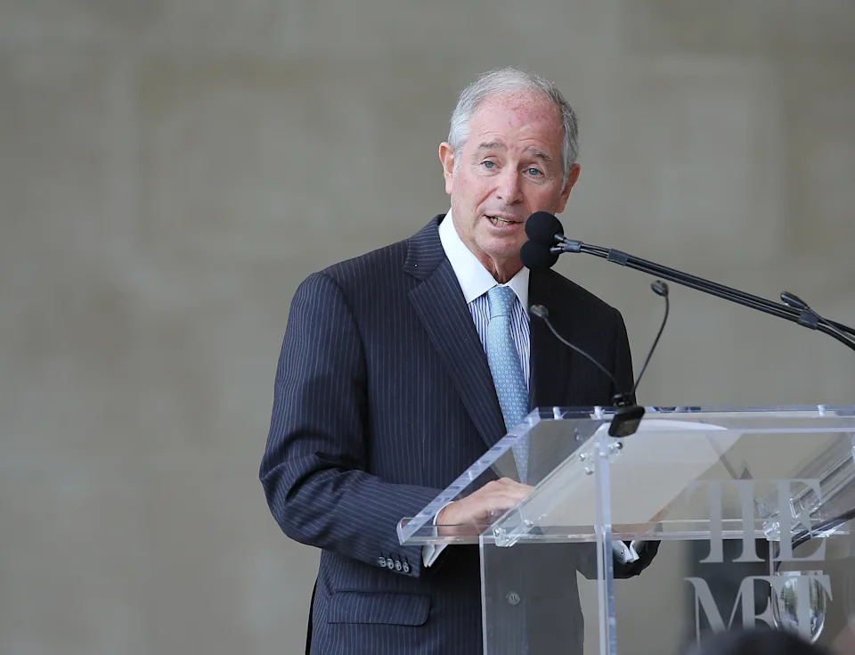 Blackstone founder Stephen Schwarzman is one of the most powerful people on Wall Street. / Jemal Countess / Getty Images