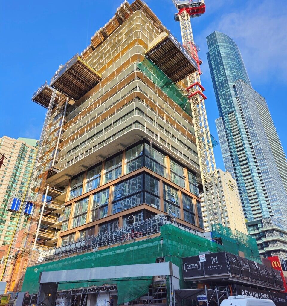 Copper-toned Cladding Advances as 8 Elm Rises in Downtown Toronto
