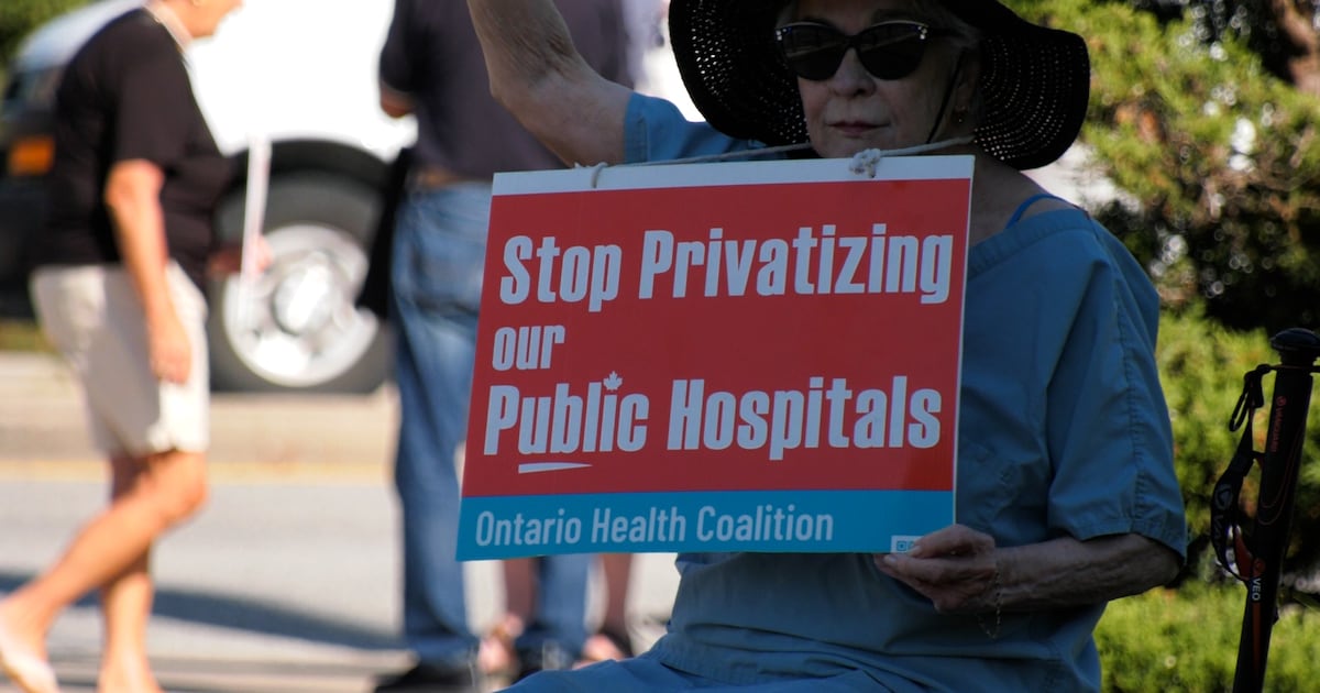 Local health advocates rally in Windsor against privatization of health care - CTV News