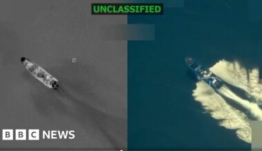 US forces strike third alleged drug vessel killing three, Trump says