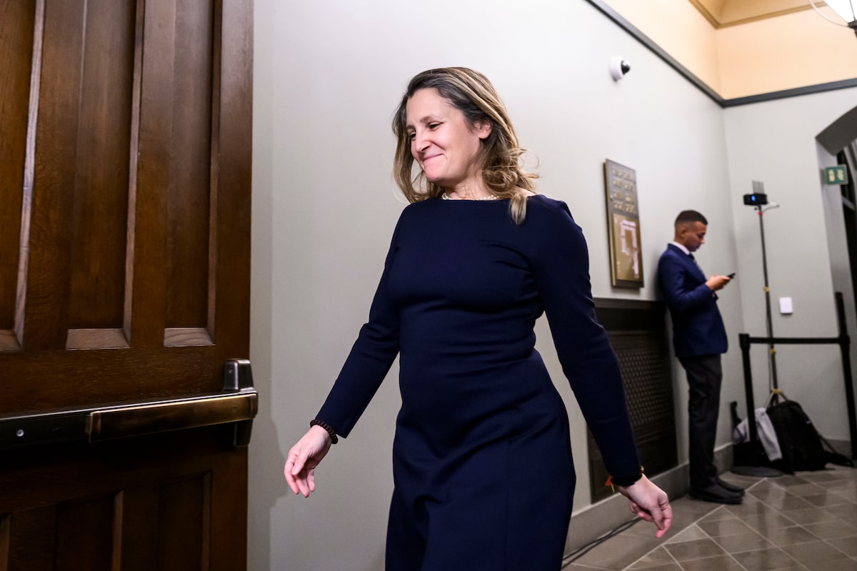 Freeland expected to leave cabinet, become international envoy for Ukraine