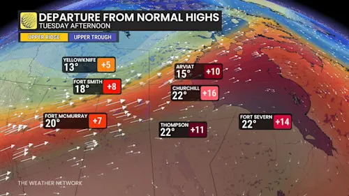 Baron - Jet stream forecast Tuesday evening