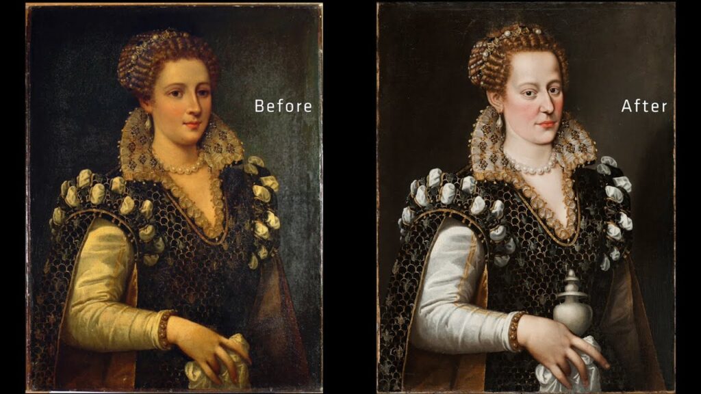 An Art Conservator Restores a Painting of the Doomed Party Girl Isabella de' Medici: See the Before and After