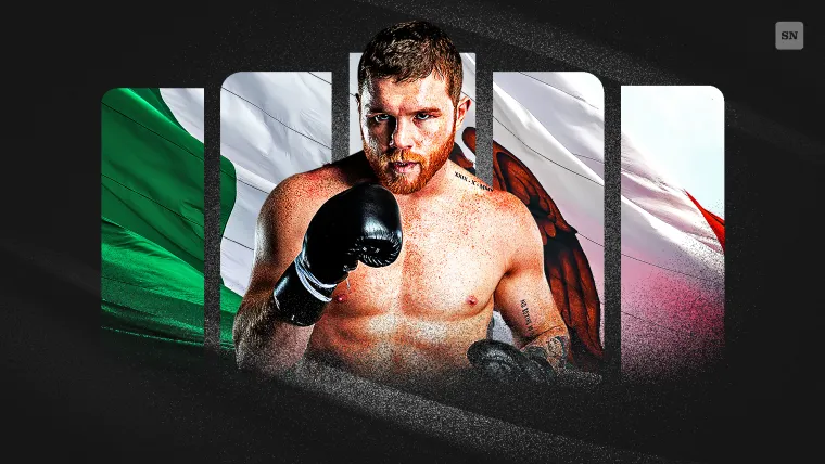 Canelo Alvarez representing modern Mexican boxing excellence.