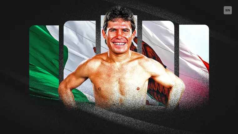 Julio César Chávez symbolizing Mexican boxing pride.