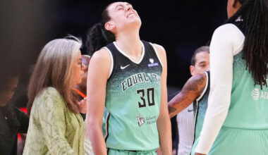 AP Source: Breanna Stewart has MRI on left knee after suffering injury in Game 1