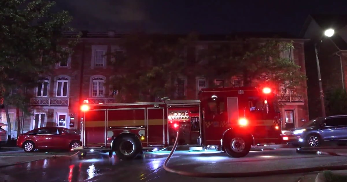 Woman injured in North York fire