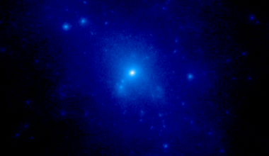 Model of a dark matter halo. Credit - Wikipedia User Cosmo0