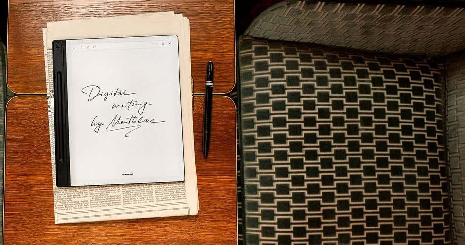 Montblanc is getting into the digital notepad game