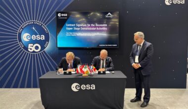 ESA and Avio signature for a reuseable upper stage demonstration mission