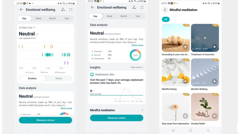 huawei emotional wellbeing analysis