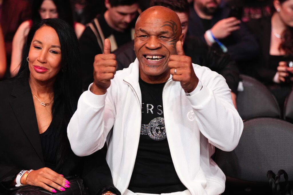 Mike Tyson in attendance at UFC 300