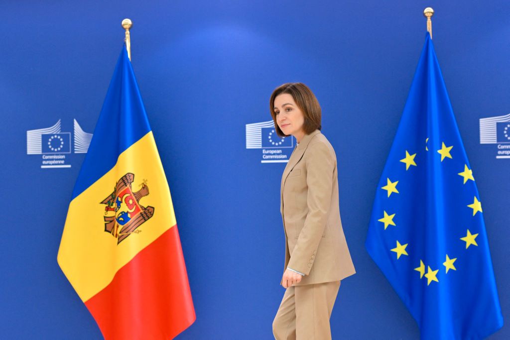 Pupils attend a ceremony held in a subway station shelter in Kharkiv, Ukraine, on Sept. 1, 2023.