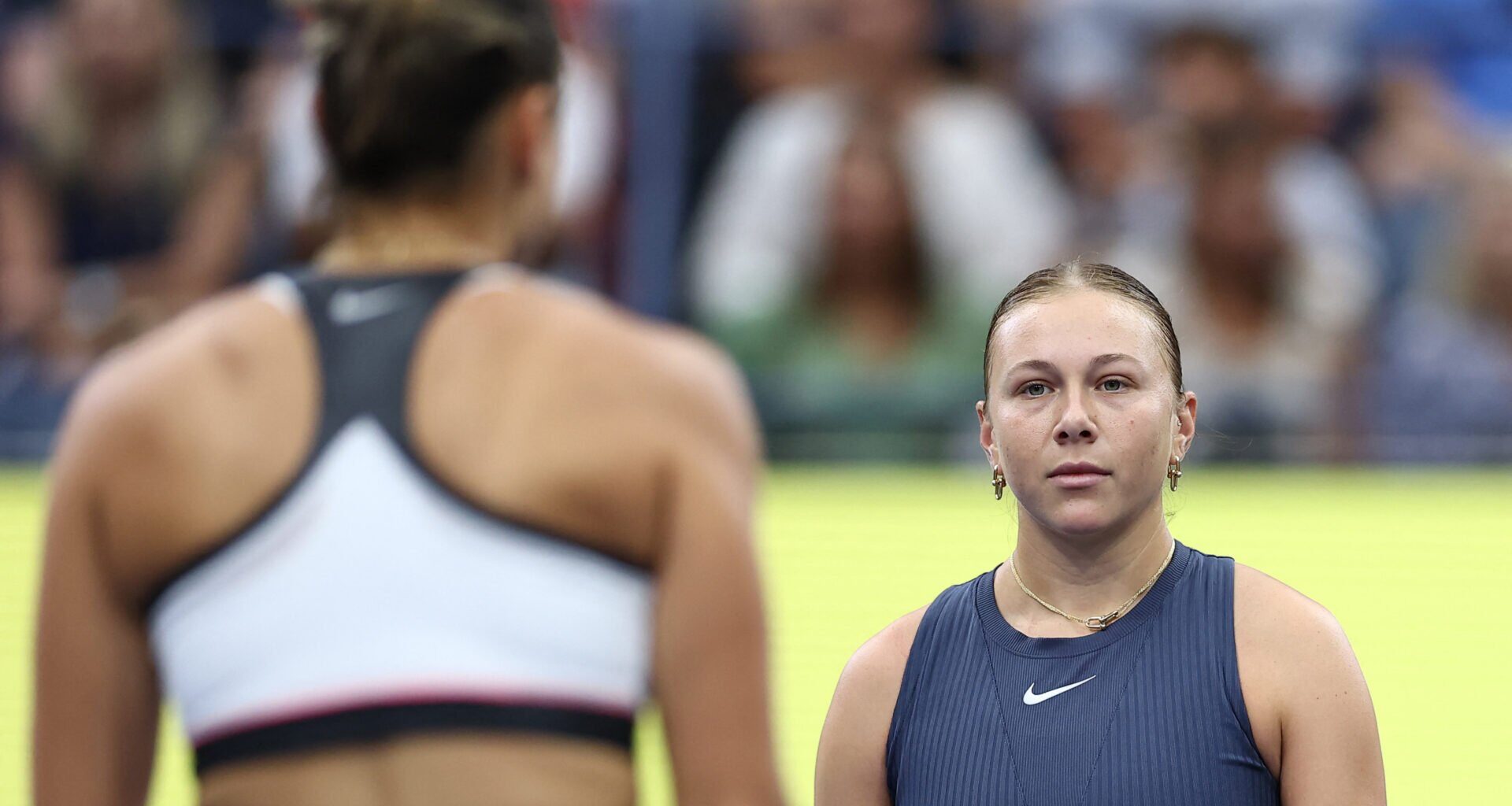 Amanda Anisimova reveals she suffered a 'shock to the system' during warm-ups before US Open final defeat