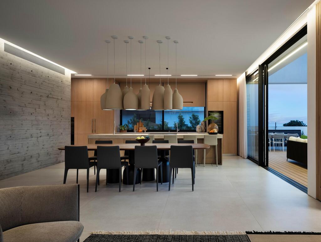 בית פרטי בקיסריה. תכנון ועיצוב: ישראל נוטס