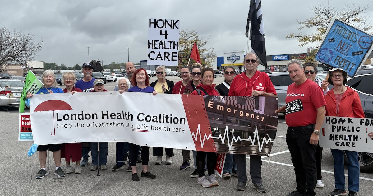 ‘Stop Americanising our health care system’: London Health Coalition rally against privatization - CTV News