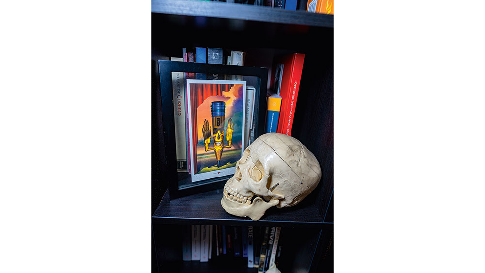 Geizi Guevara's art studio