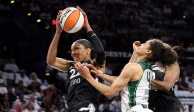 Red-hot Aces rout Storm to take Game 1