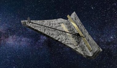 Concept design for a rectangular space telescope, modeled after the Diffractive Interfero Coronagraph Exoplanet Resolver (DICER). Credit: Leaf Swordy/Rensselaer Polytechnic Institute.