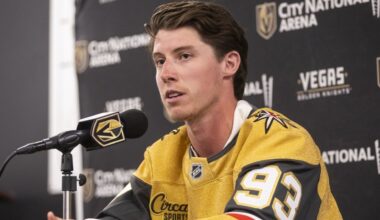 Mitch Marner hits the ice as Golden Knights open training camp with Stanley Cup in mind
