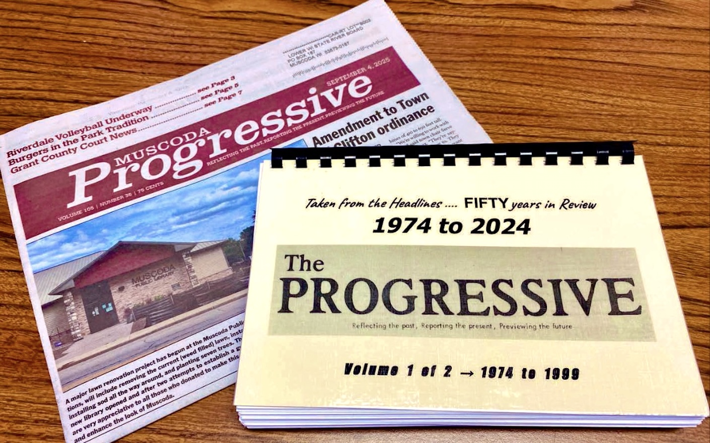 Lions Club uses Muscoda Progressive as book fundraiser