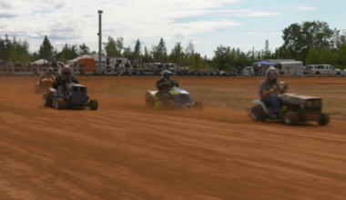 Lawn-tractor racing on P.E.I. raises money for Make-A-Wish Canada