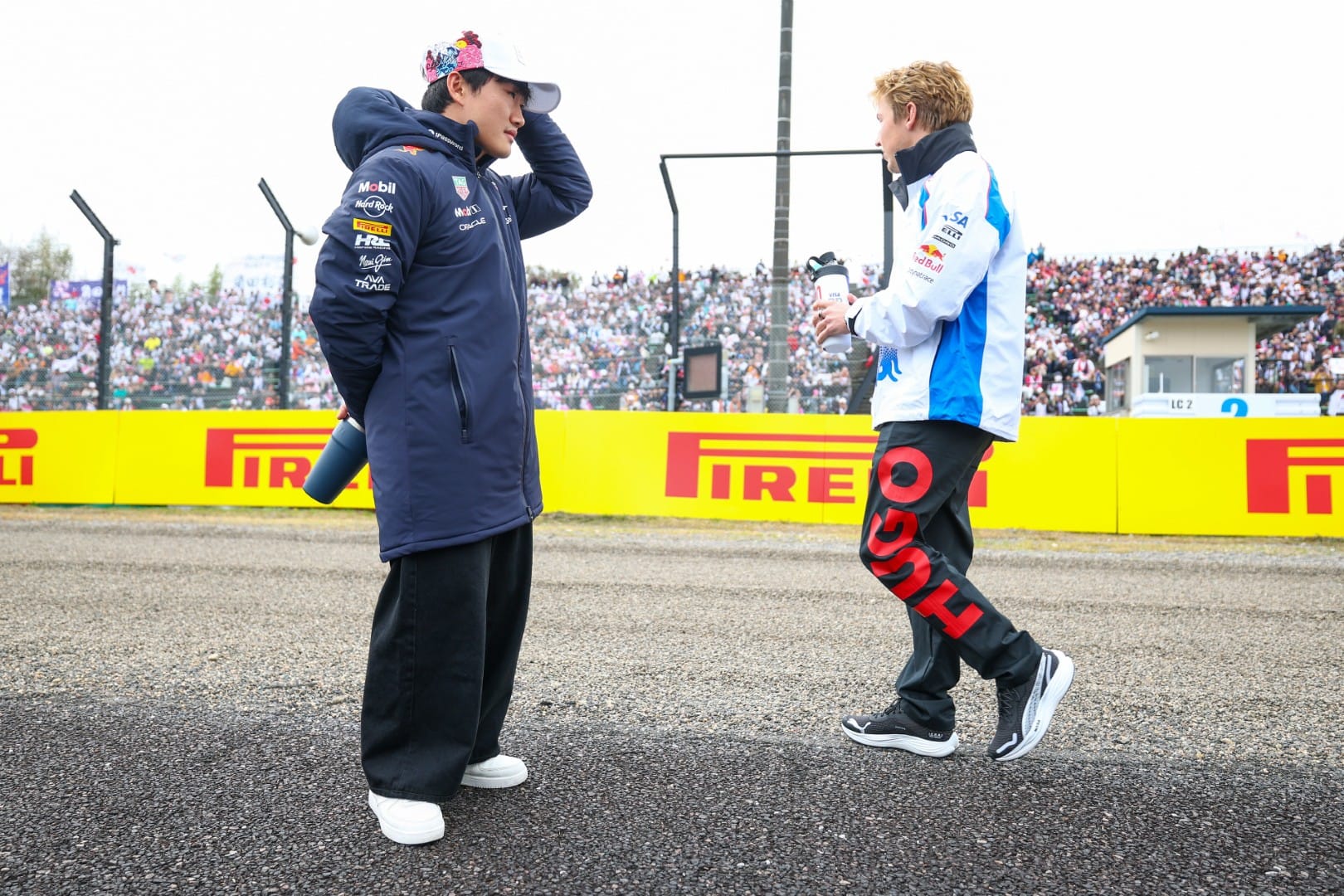 Yuki Tsunoda and Liam Lawson, F1