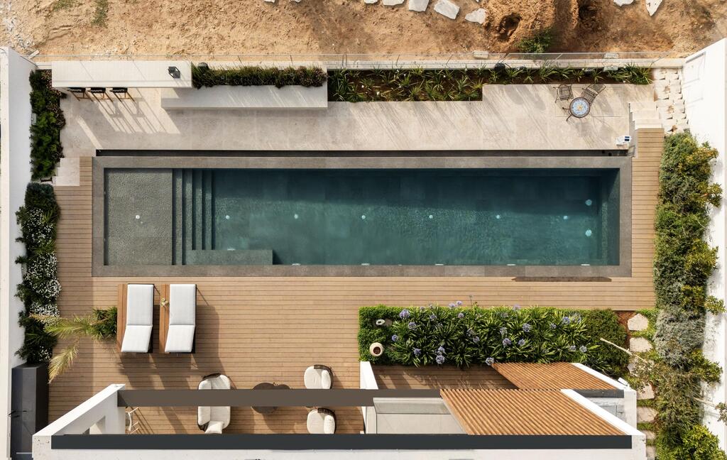 בית פרטי בקיסריה. תכנון ועיצוב: ישראל נוטס