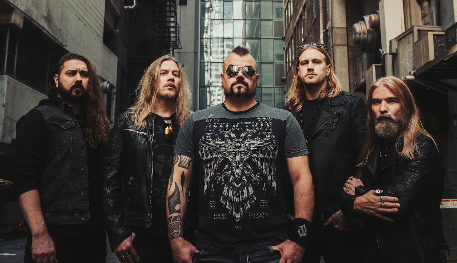 A photo of the band Sabaton.