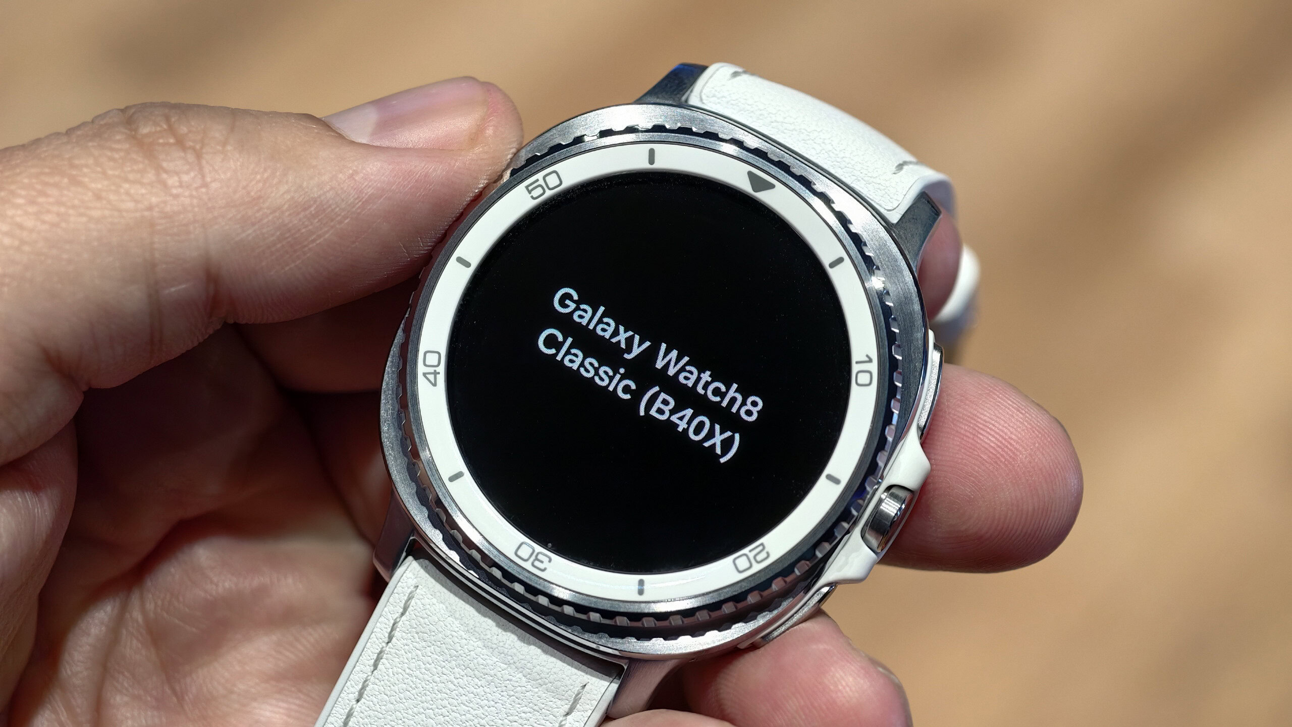 Samsung Galaxy Watch 8 Classic startup