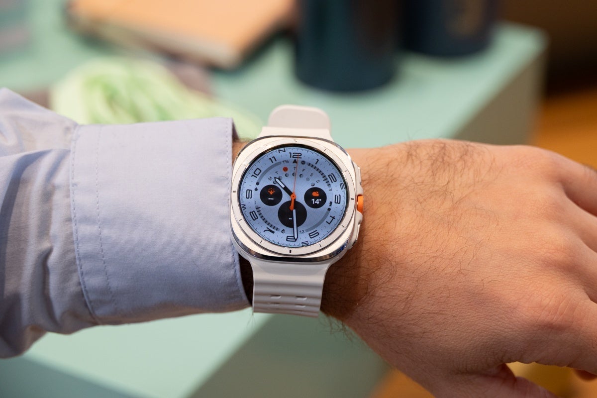 Samsung Galaxy Watch Ultra in Titanium White color