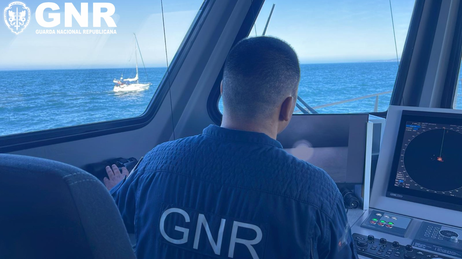 A Portuguese patrol boat after an orca collision