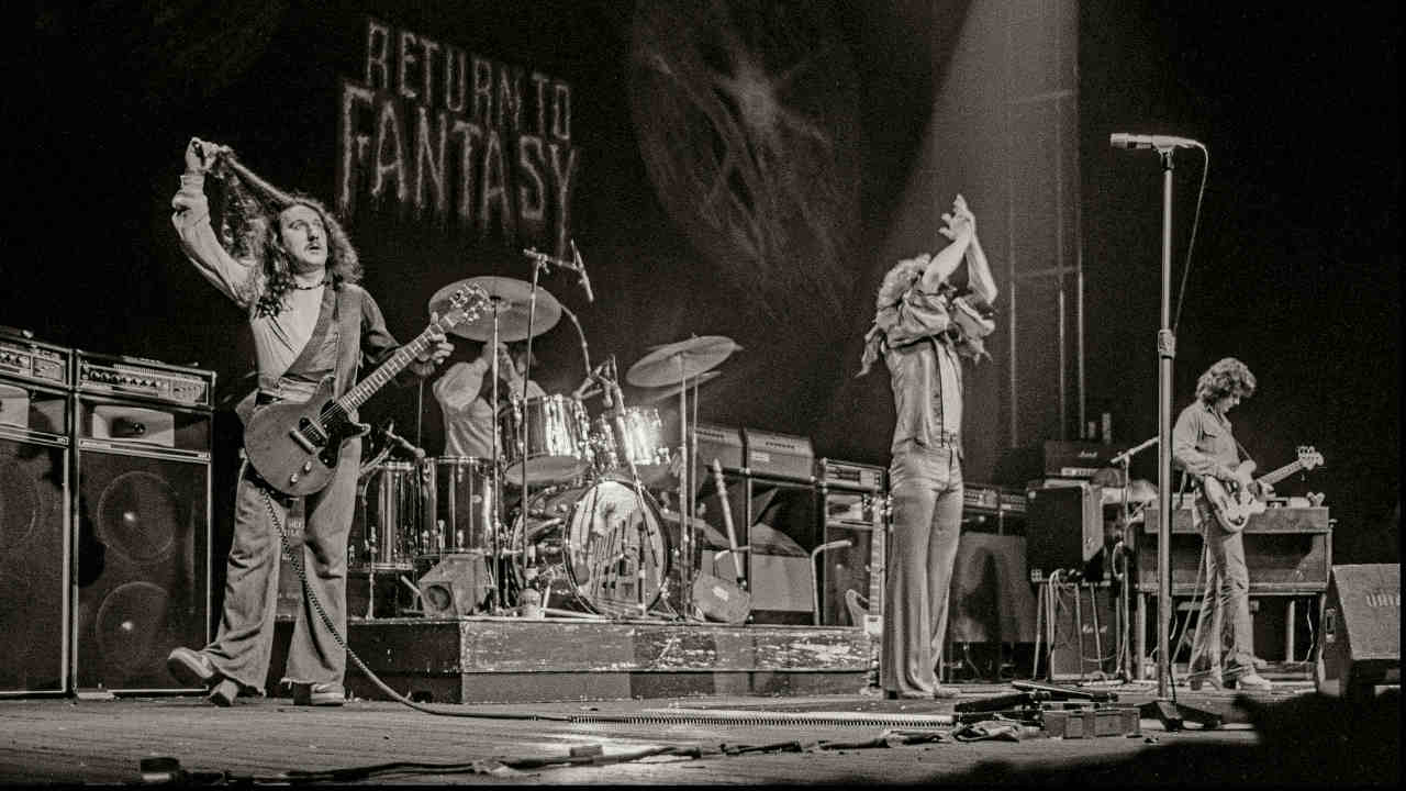 Uriah Heep performing live in 1975