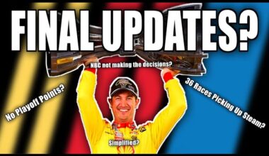 The NASCAR Playoff Committee Has Some Interesting Final Updates