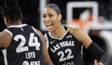 A'ja Wilson, Las Vegas Aces stay hot to take Game 1 over Seattle Storm
