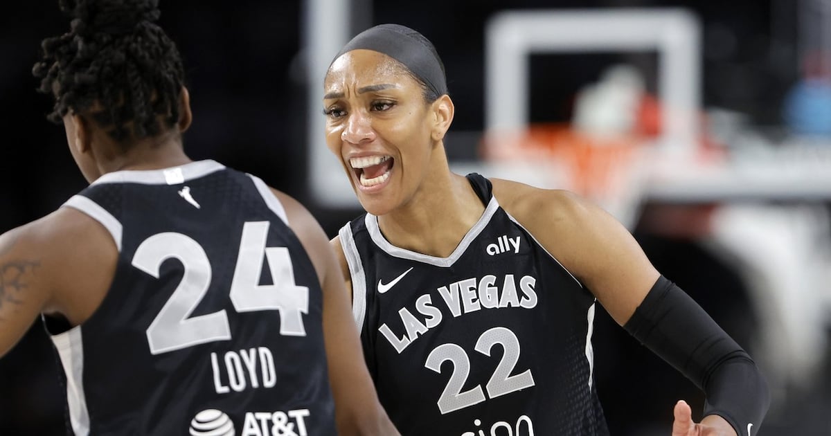 A'ja Wilson, Las Vegas Aces stay hot to take Game 1 over Seattle Storm