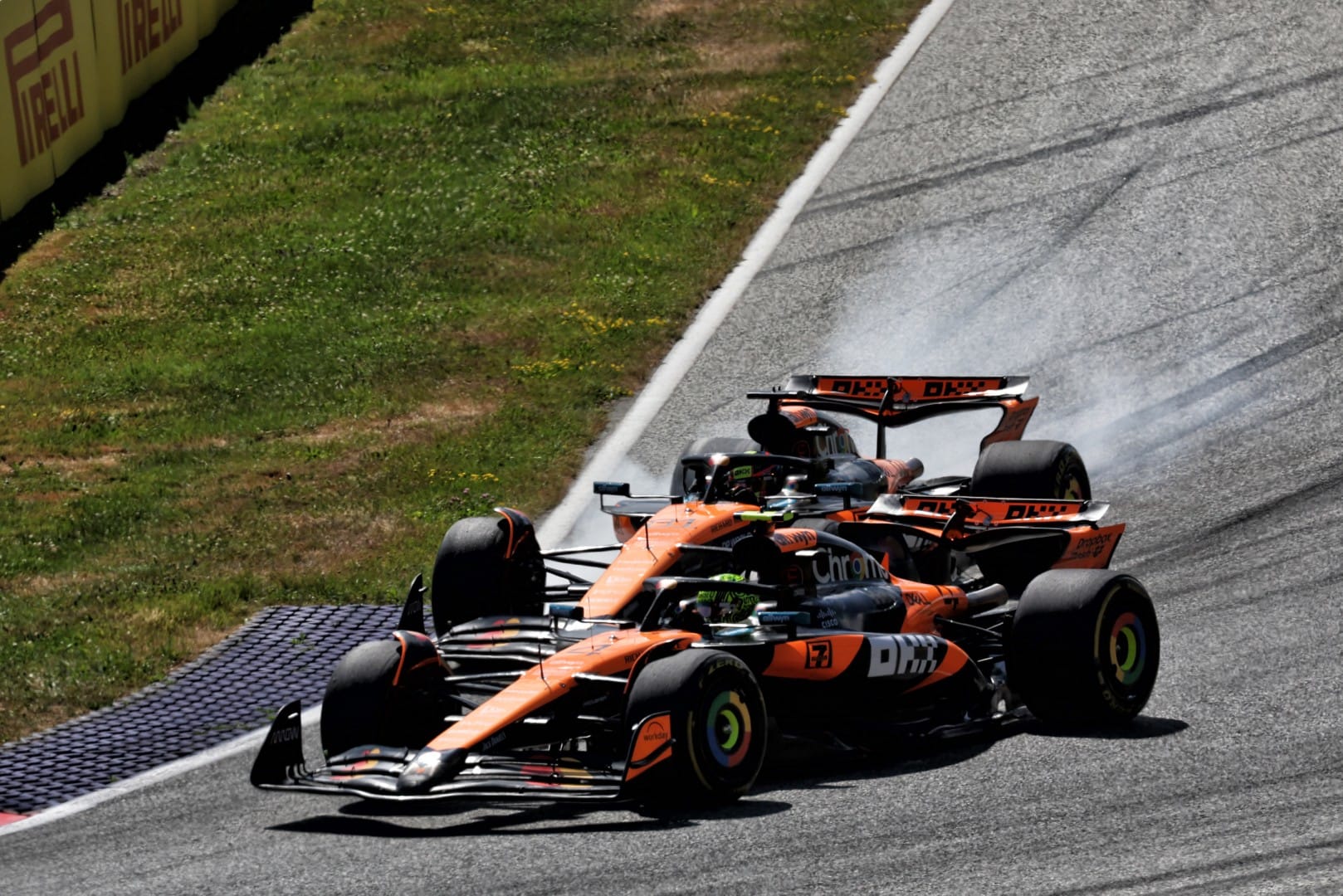 Lando Norris and Oscar Piastri, McLaren, F1