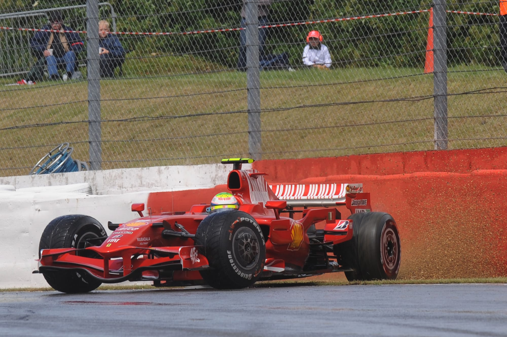Felipe Massa crash 2008 British Grand Prix